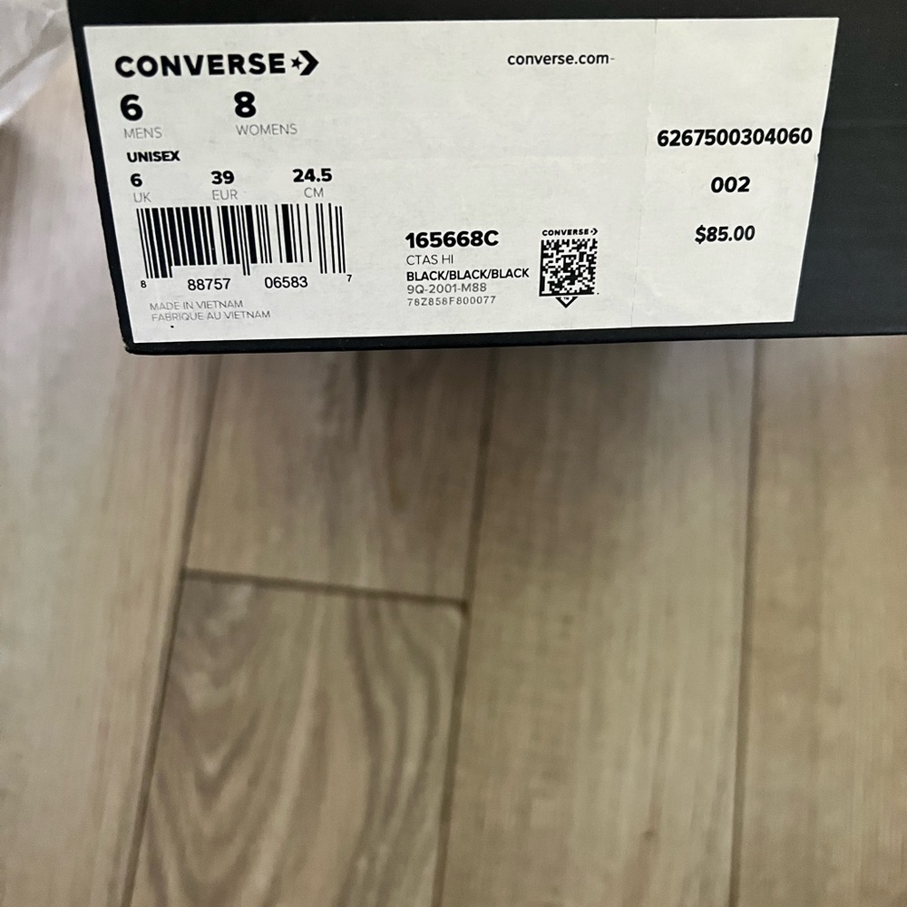 Converse Unisex Black Sneakers